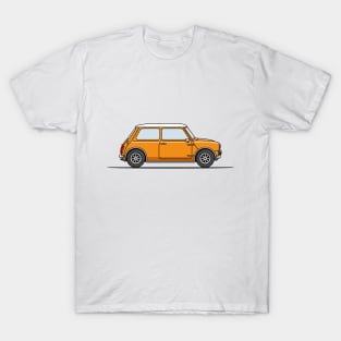 Classic Mini Cooper - Orange T-Shirt